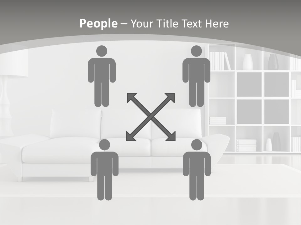 Comfort Floor Lamp PowerPoint Template