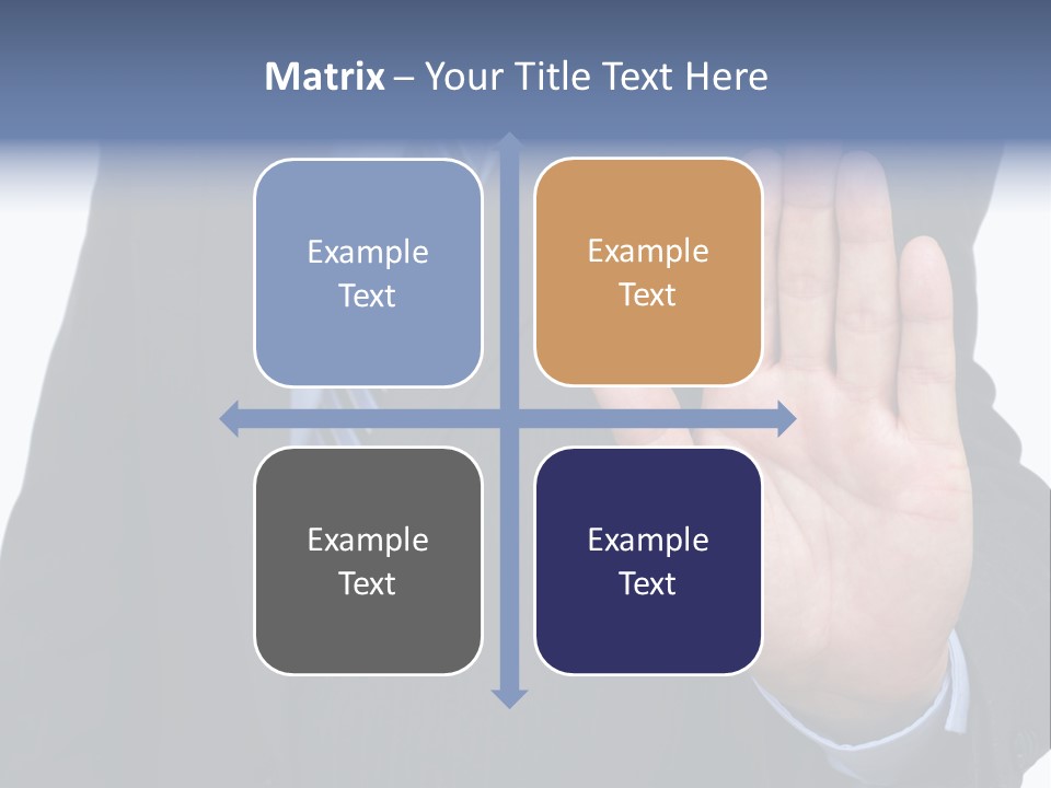 Reaching Forbidden Hand PowerPoint Template