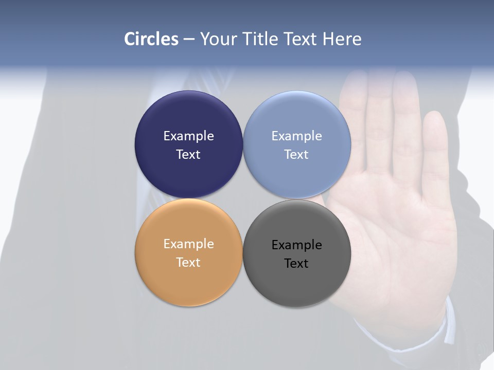 Reaching Forbidden Hand PowerPoint Template