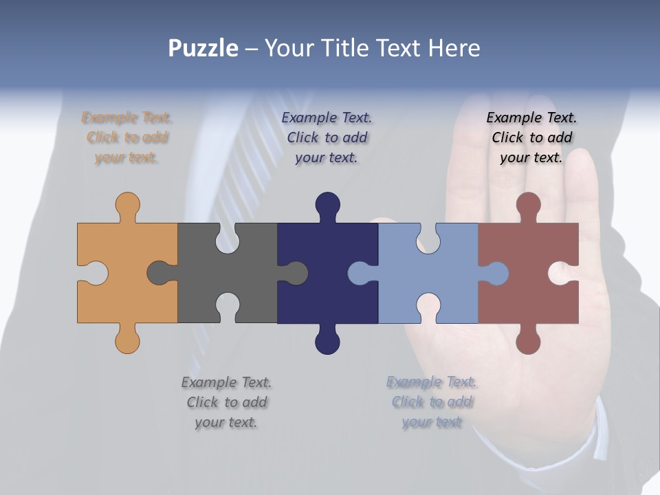 Reaching Forbidden Hand PowerPoint Template