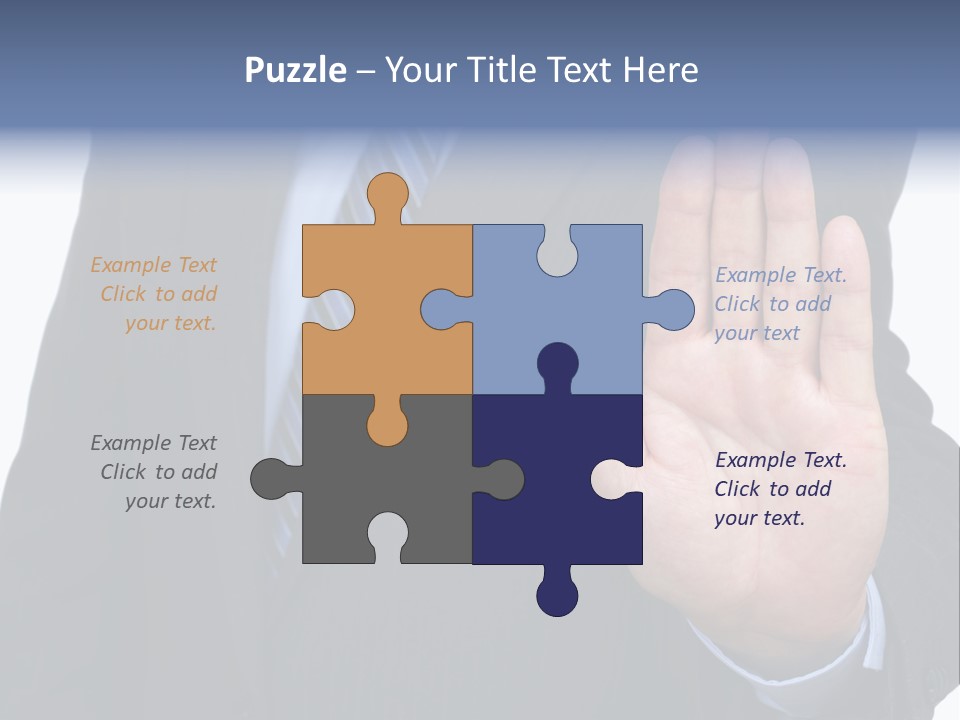 Reaching Forbidden Hand PowerPoint Template