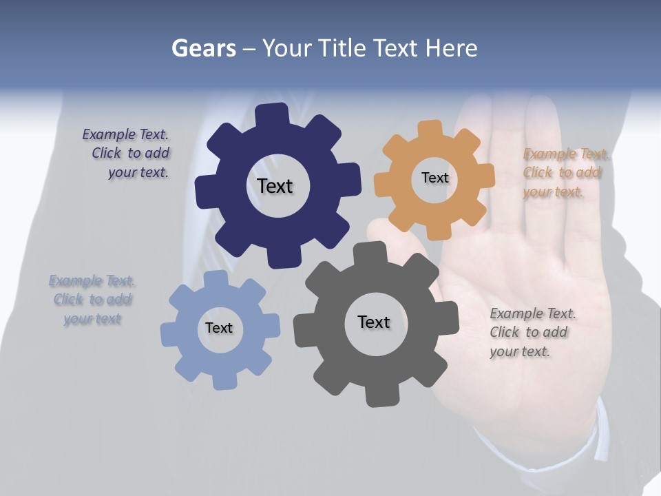 Reaching Forbidden Hand PowerPoint Template