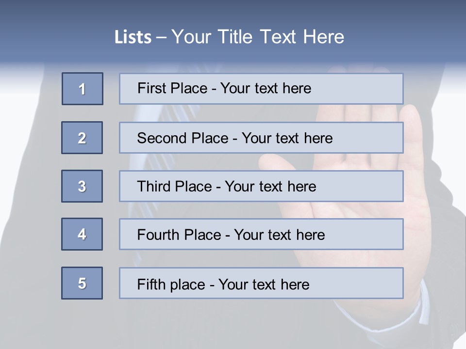 Reaching Forbidden Hand PowerPoint Template