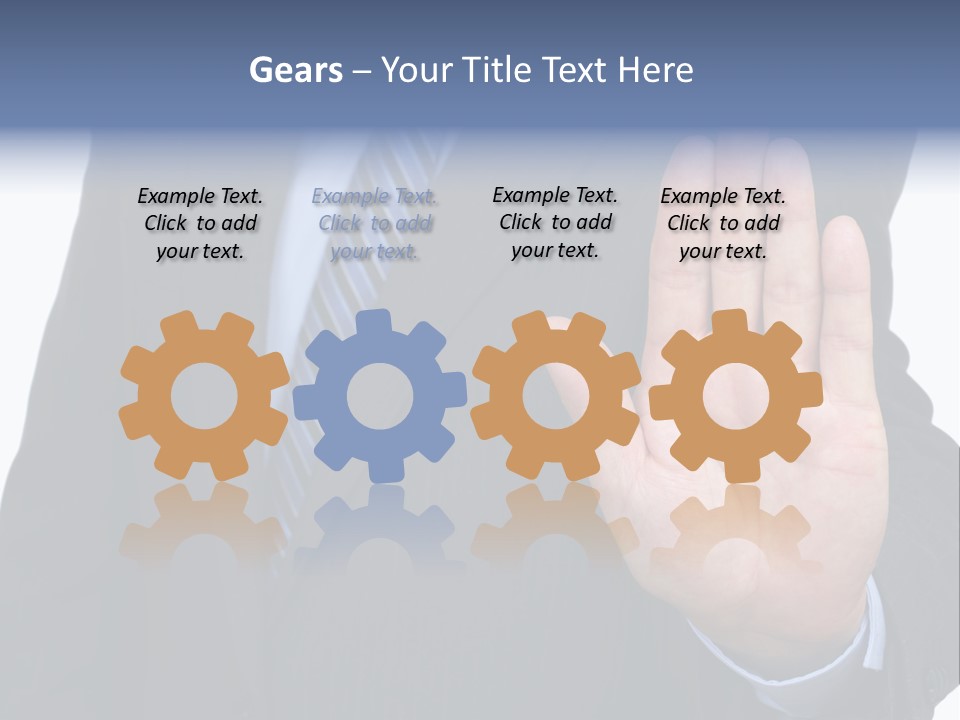 Reaching Forbidden Hand PowerPoint Template