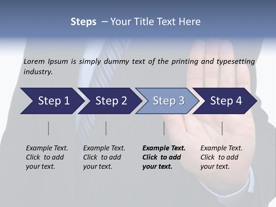 Reaching Forbidden Hand PowerPoint Template