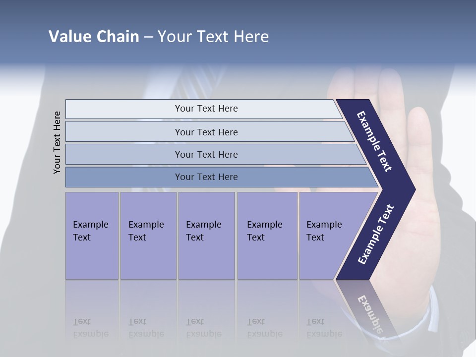 Reaching Forbidden Hand PowerPoint Template