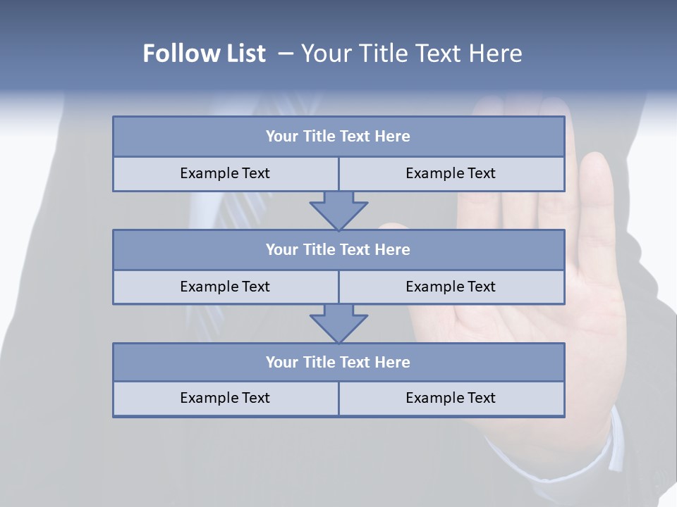 Reaching Forbidden Hand PowerPoint Template
