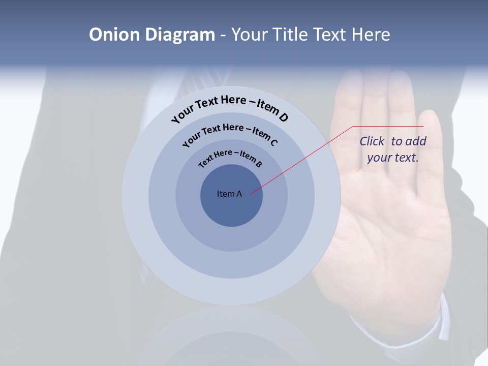 Reaching Forbidden Hand PowerPoint Template