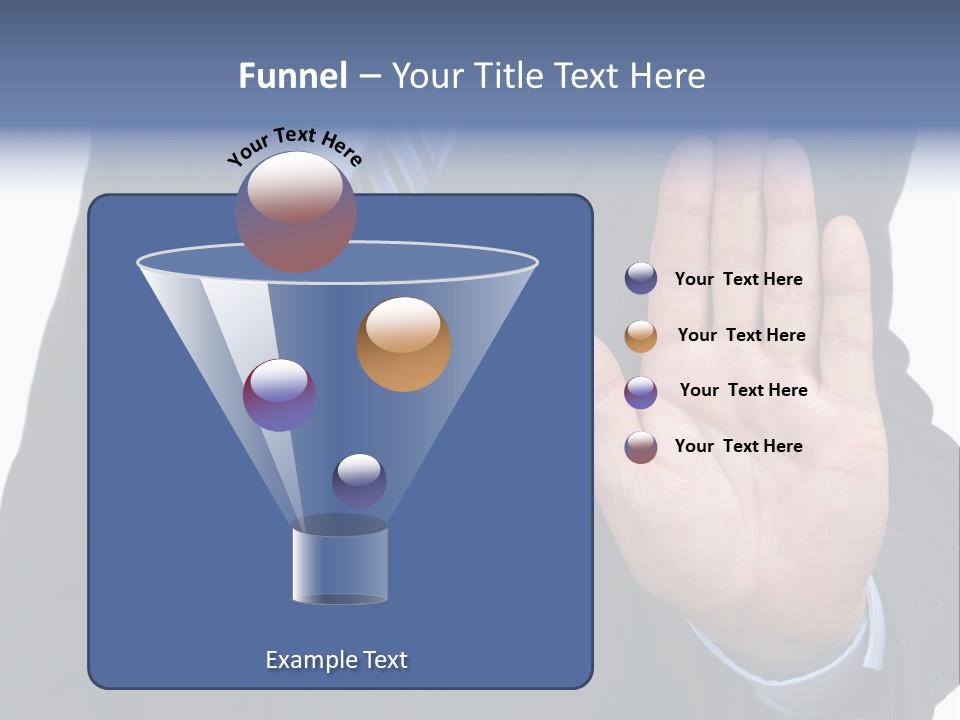 Reaching Forbidden Hand PowerPoint Template