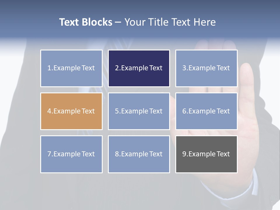 Reaching Forbidden Hand PowerPoint Template