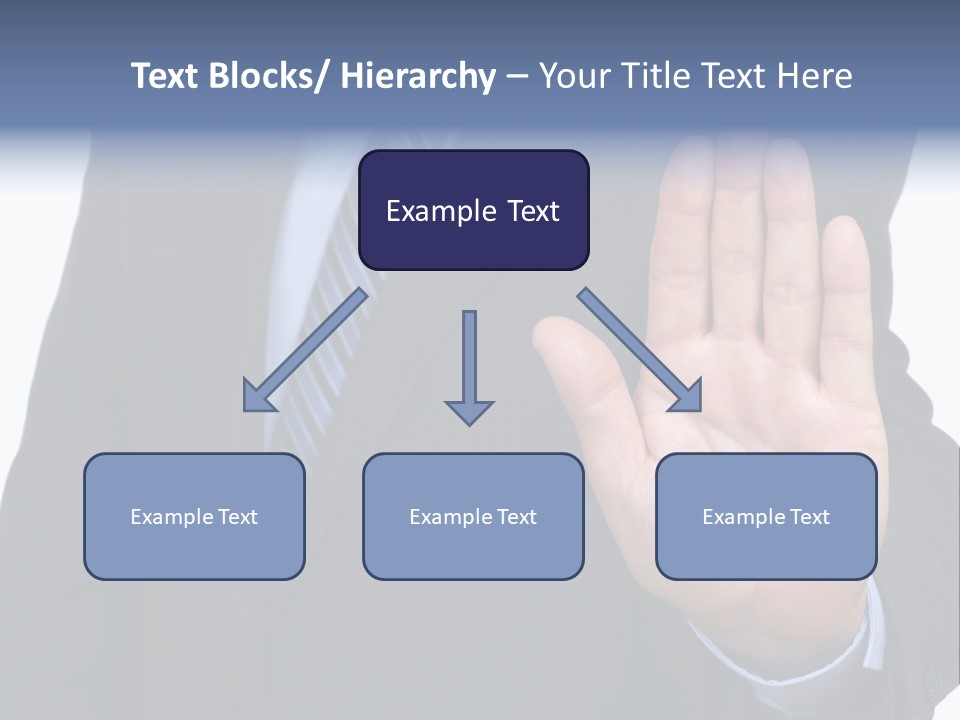 Reaching Forbidden Hand PowerPoint Template