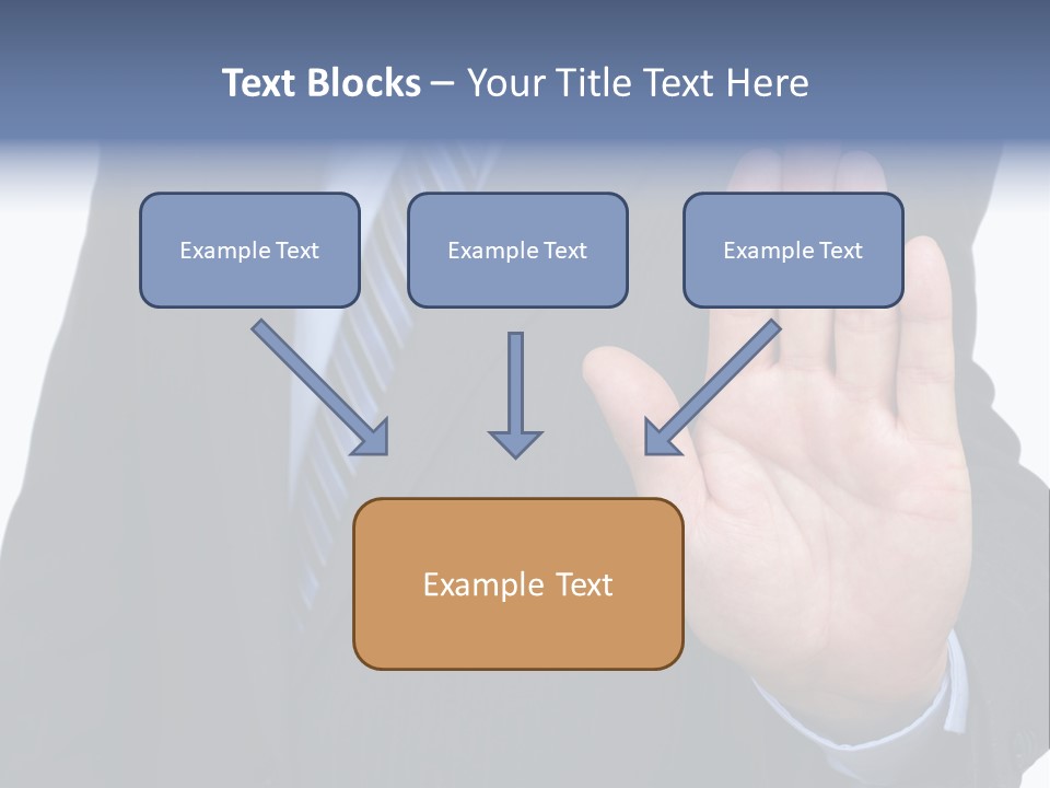 Reaching Forbidden Hand PowerPoint Template