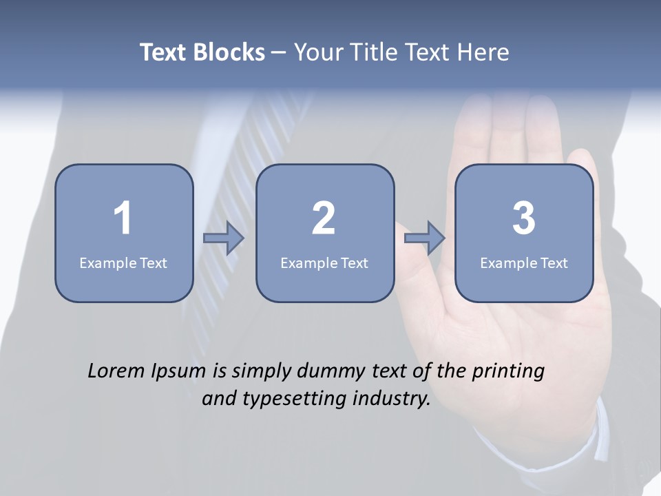Reaching Forbidden Hand PowerPoint Template