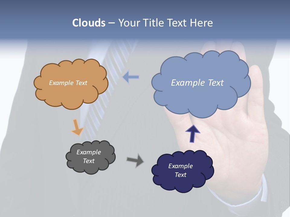 Reaching Forbidden Hand PowerPoint Template