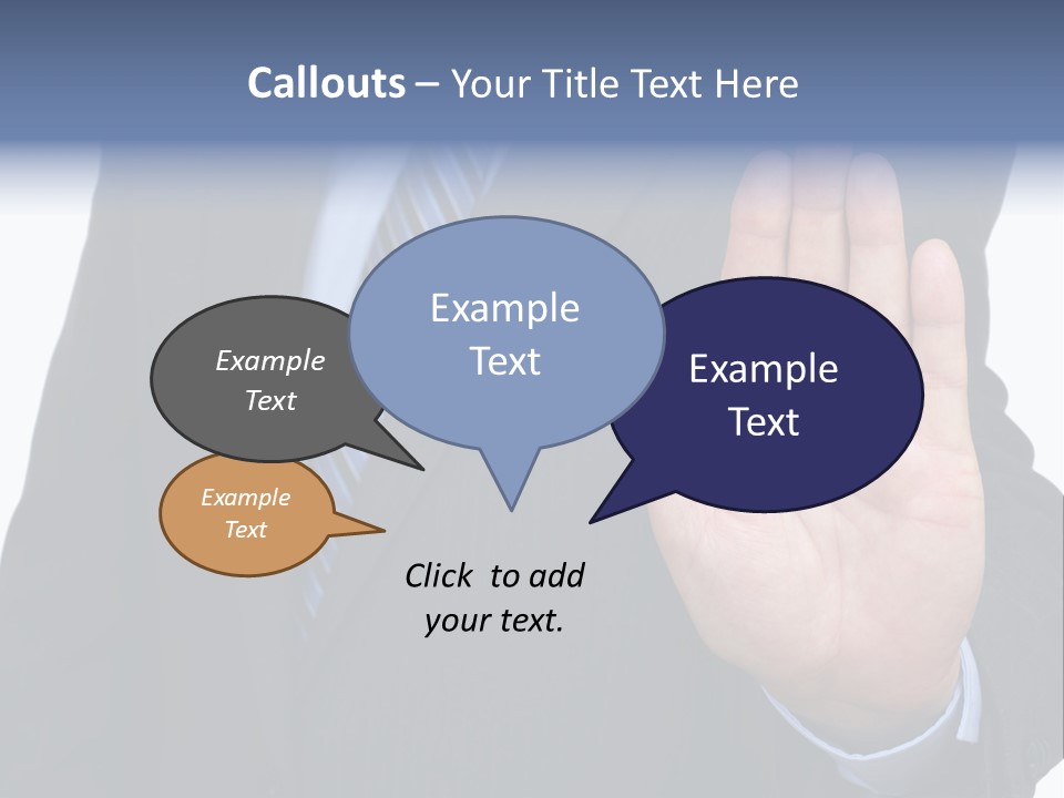 Reaching Forbidden Hand PowerPoint Template