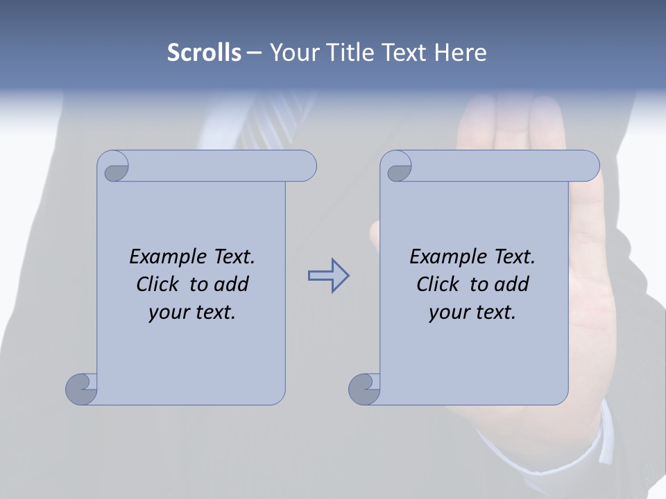 Reaching Forbidden Hand PowerPoint Template