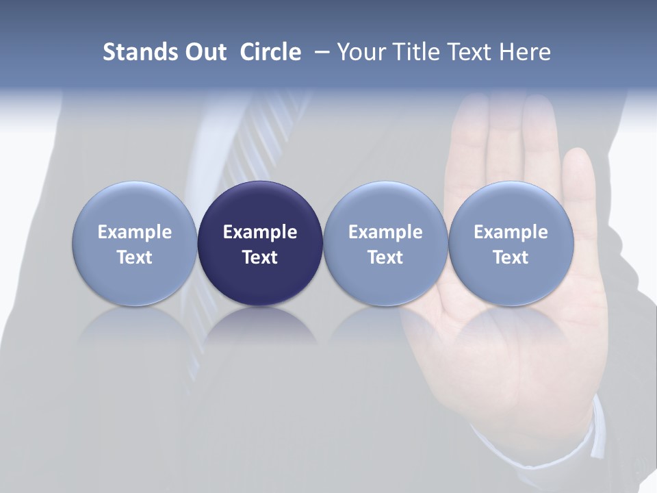 Reaching Forbidden Hand PowerPoint Template