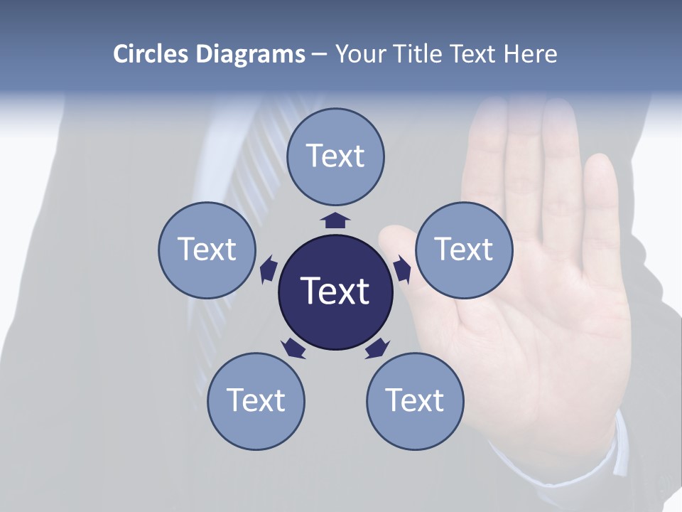 Reaching Forbidden Hand PowerPoint Template