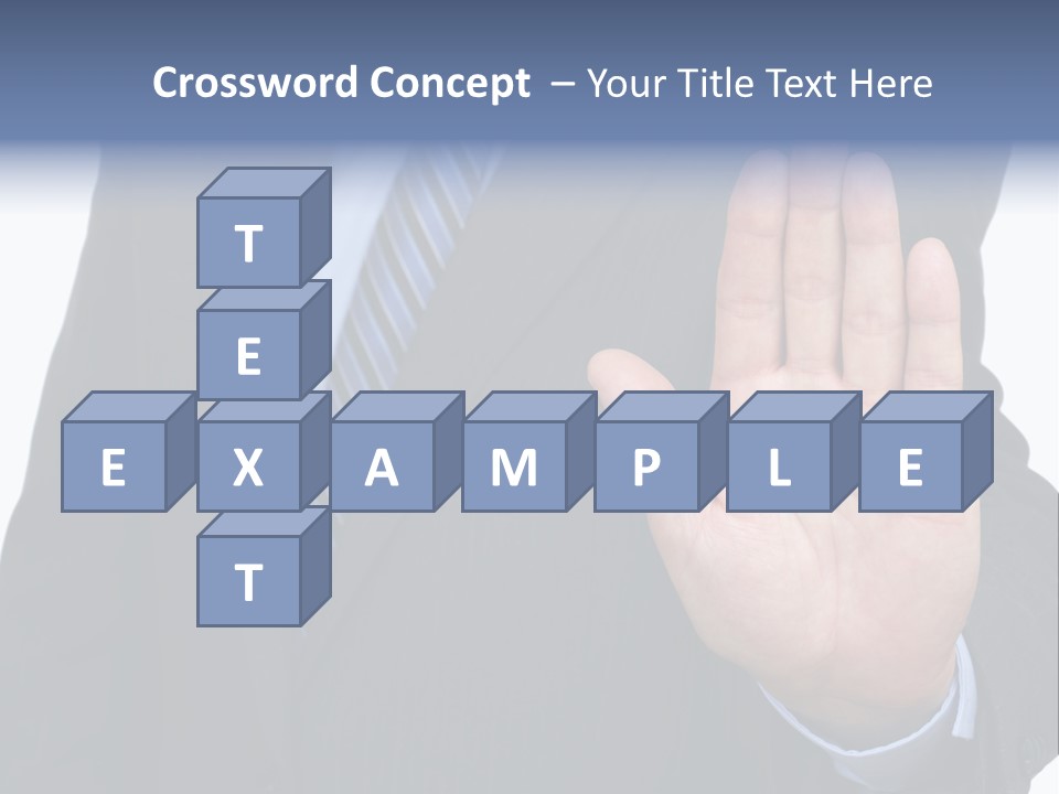 Reaching Forbidden Hand PowerPoint Template