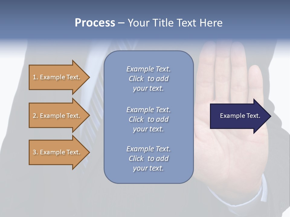Reaching Forbidden Hand PowerPoint Template