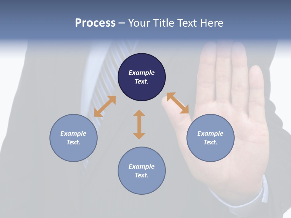 Reaching Forbidden Hand PowerPoint Template