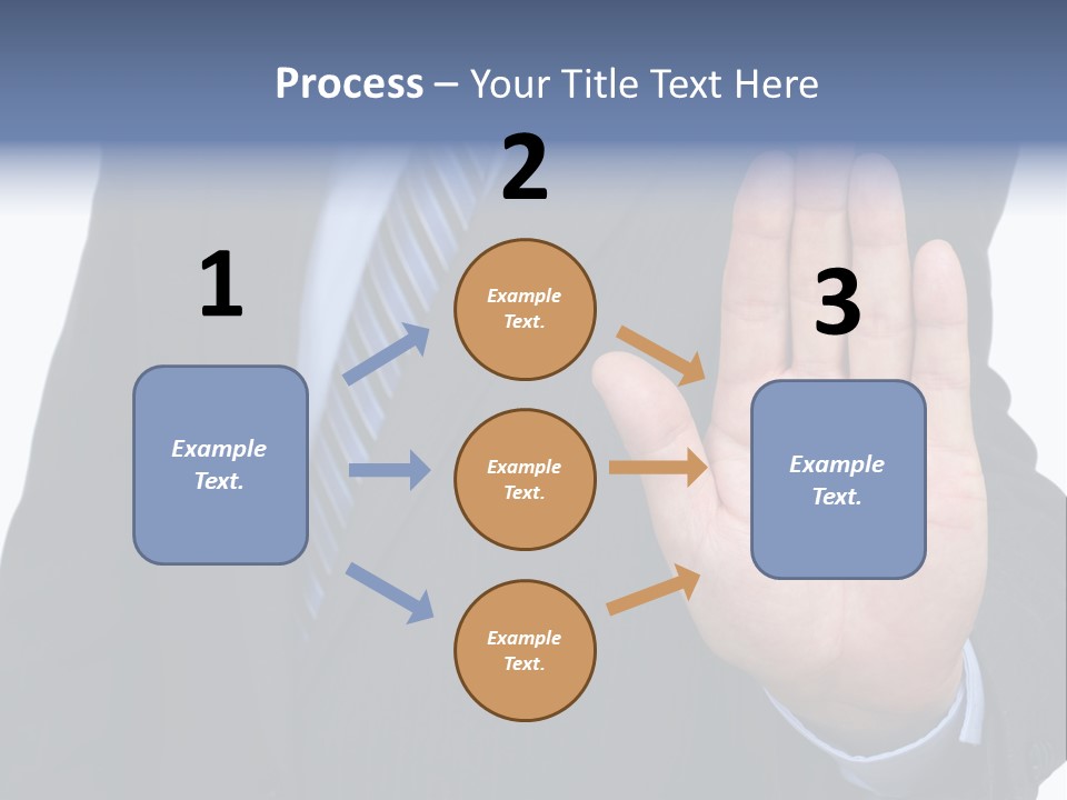 Reaching Forbidden Hand PowerPoint Template