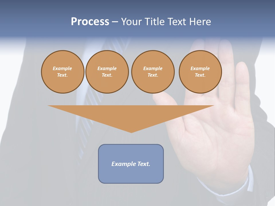 Reaching Forbidden Hand PowerPoint Template