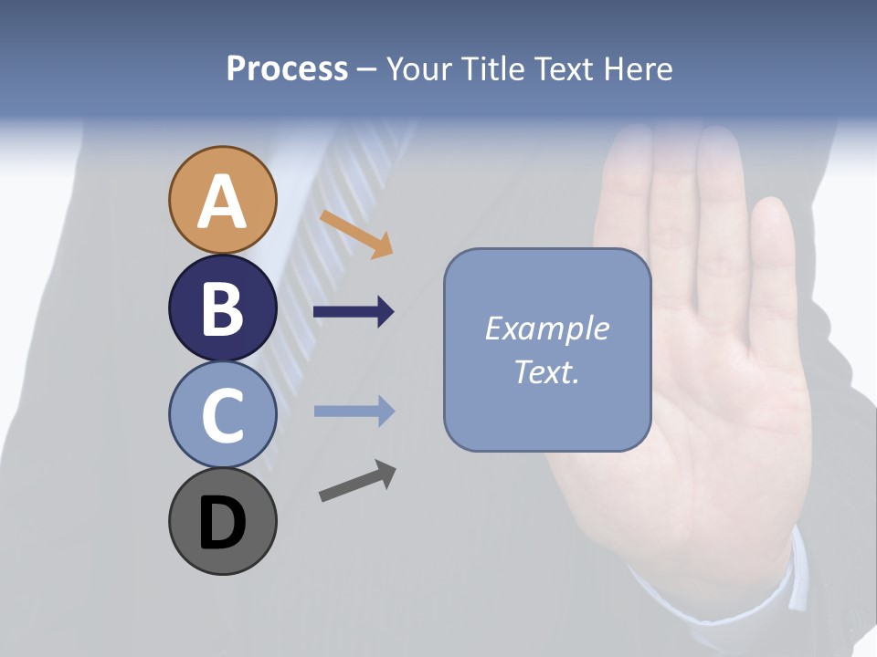 Reaching Forbidden Hand PowerPoint Template