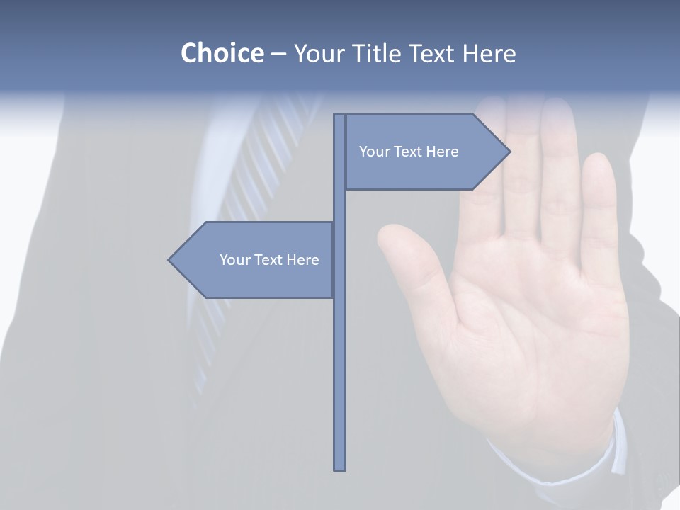 Reaching Forbidden Hand PowerPoint Template