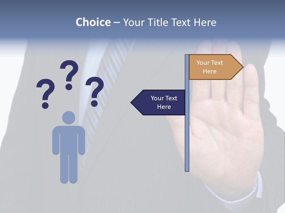 Reaching Forbidden Hand PowerPoint Template