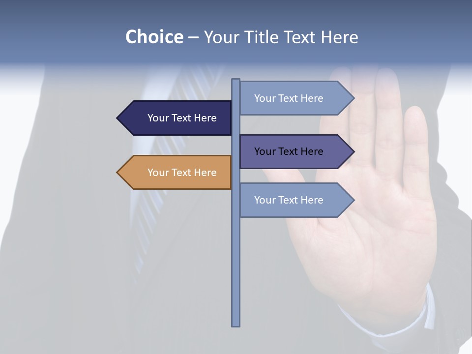 Reaching Forbidden Hand PowerPoint Template