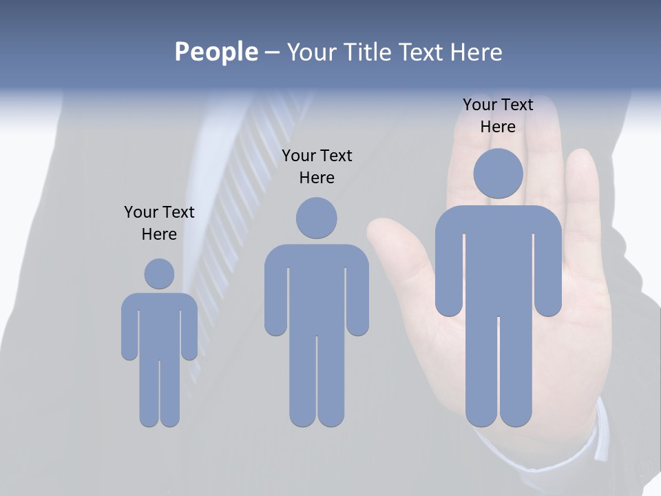 Reaching Forbidden Hand PowerPoint Template