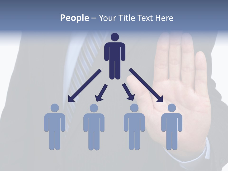 Reaching Forbidden Hand PowerPoint Template