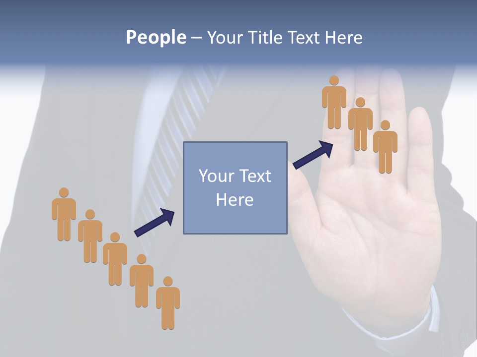 Reaching Forbidden Hand PowerPoint Template