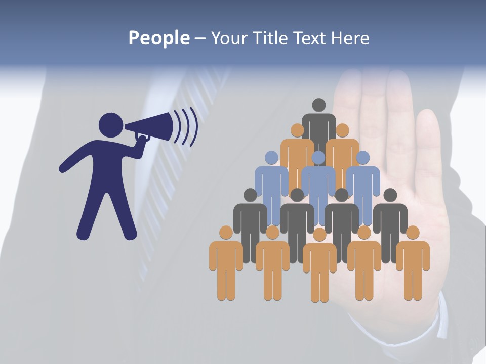 Reaching Forbidden Hand PowerPoint Template