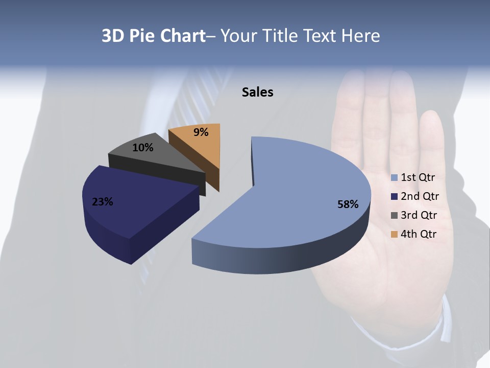 Reaching Forbidden Hand PowerPoint Template