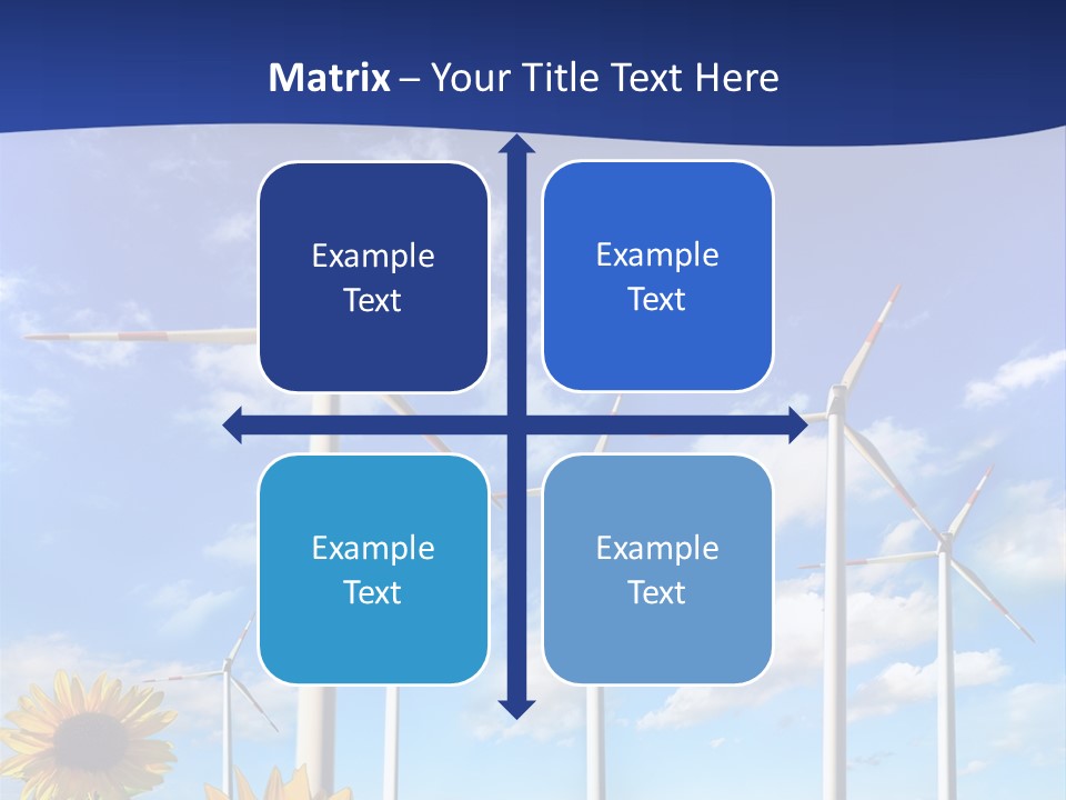 River Blue Renewable PowerPoint Template