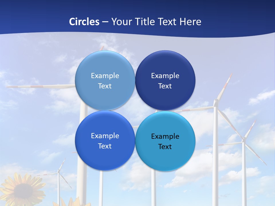 River Blue Renewable PowerPoint Template