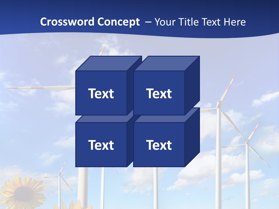 River Blue Renewable PowerPoint Template