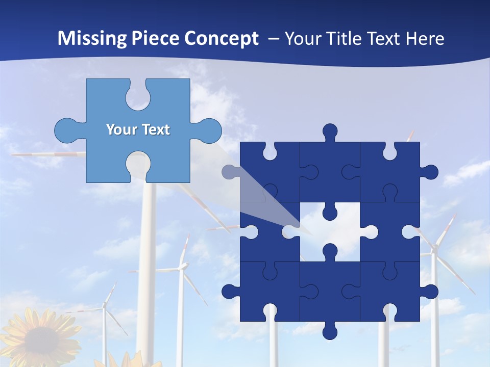 River Blue Renewable PowerPoint Template