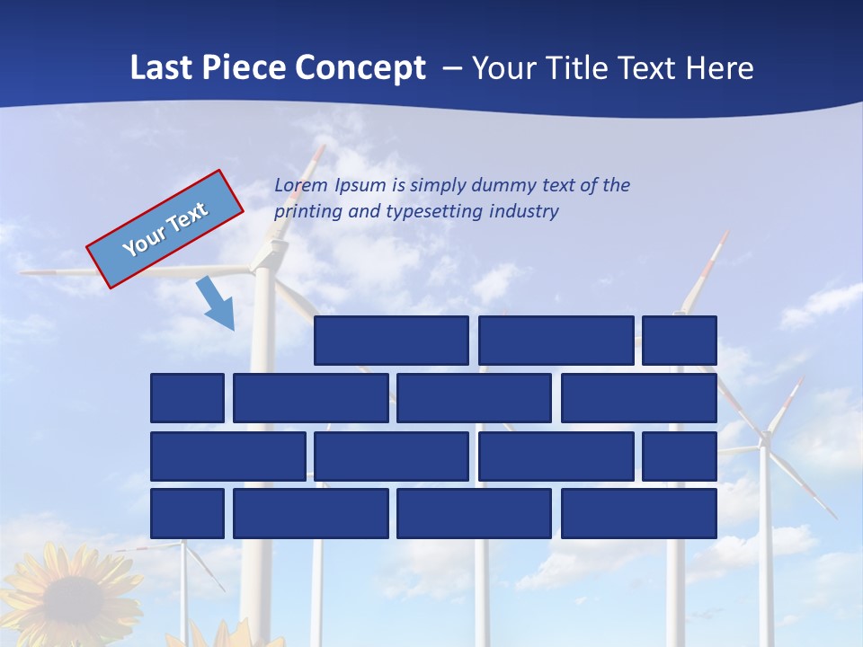River Blue Renewable PowerPoint Template