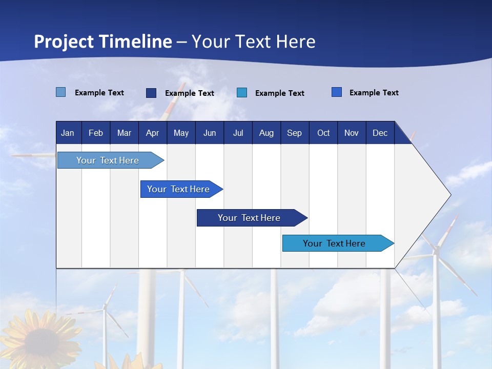 River Blue Renewable PowerPoint Template