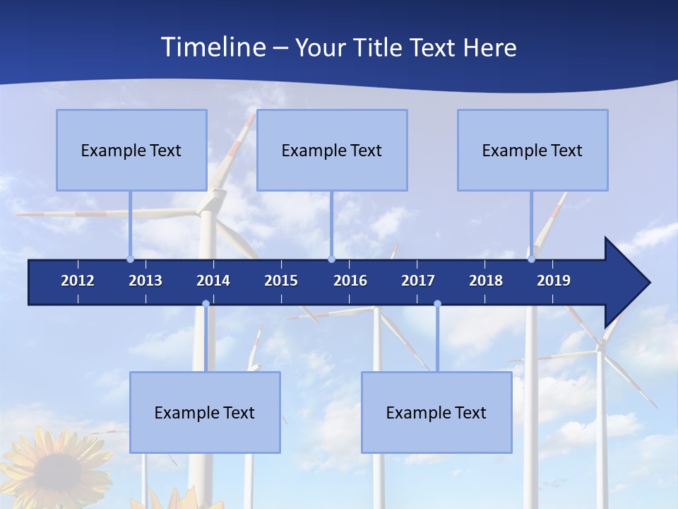 River Blue Renewable PowerPoint Template