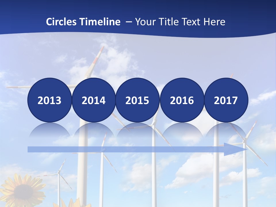 River Blue Renewable PowerPoint Template