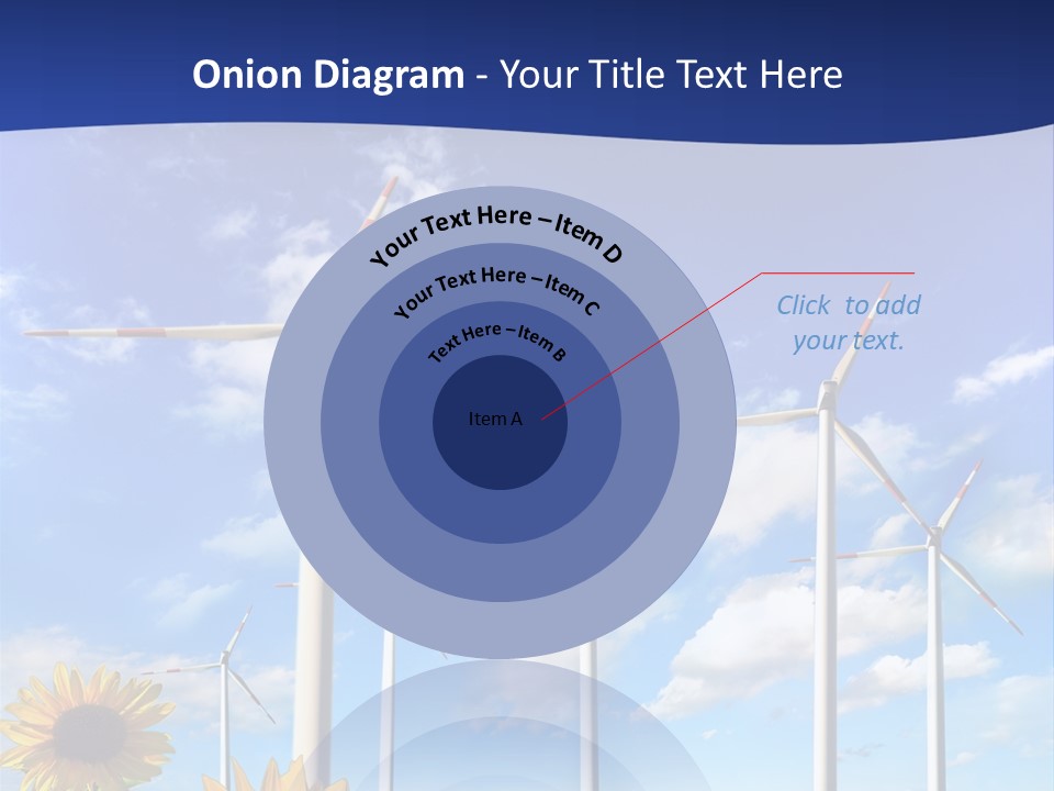 River Blue Renewable PowerPoint Template