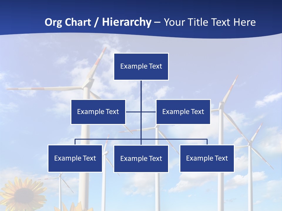 River Blue Renewable PowerPoint Template