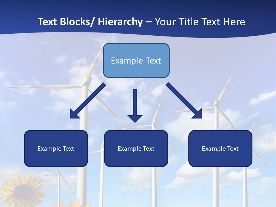 River Blue Renewable PowerPoint Template