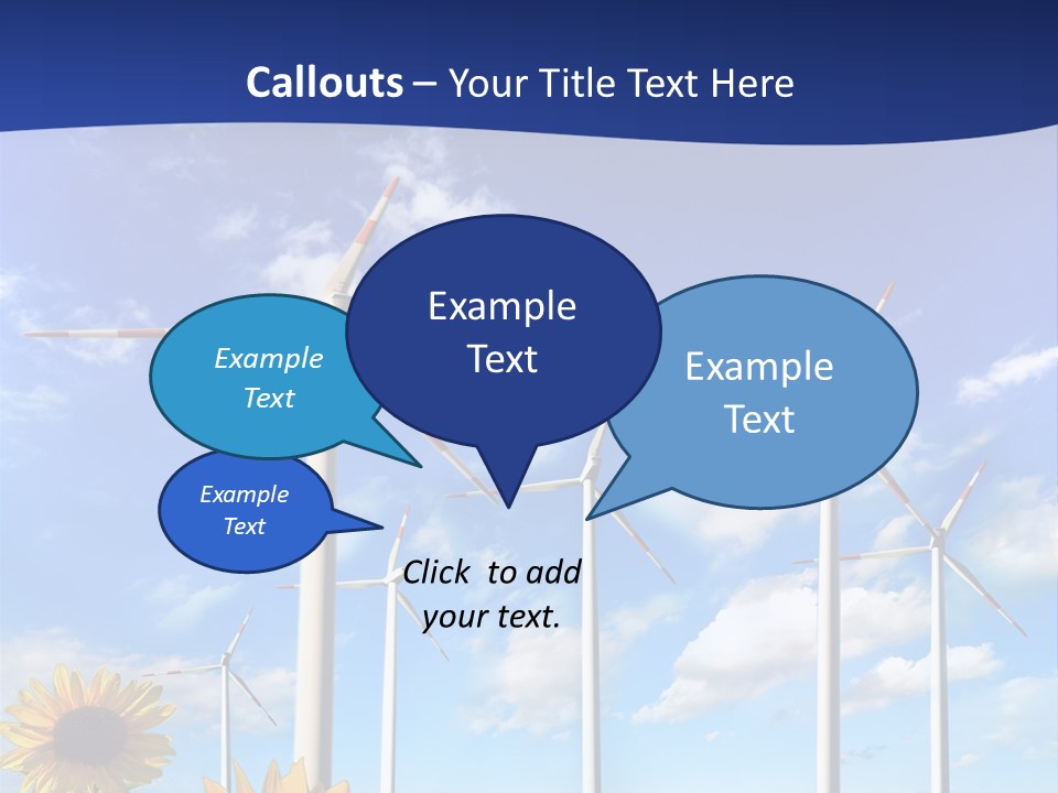 River Blue Renewable PowerPoint Template