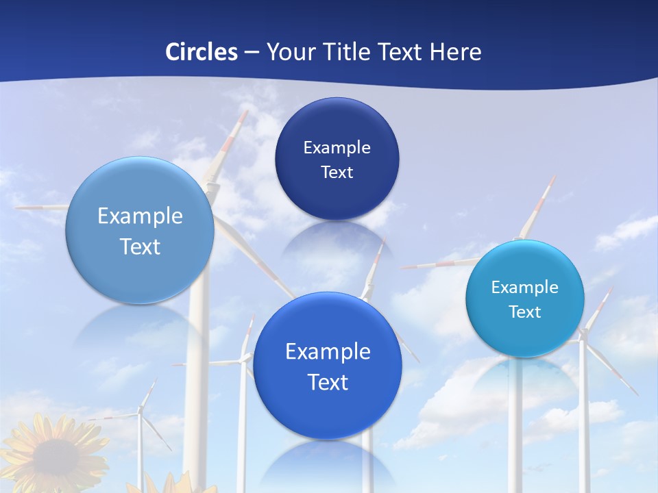 River Blue Renewable PowerPoint Template