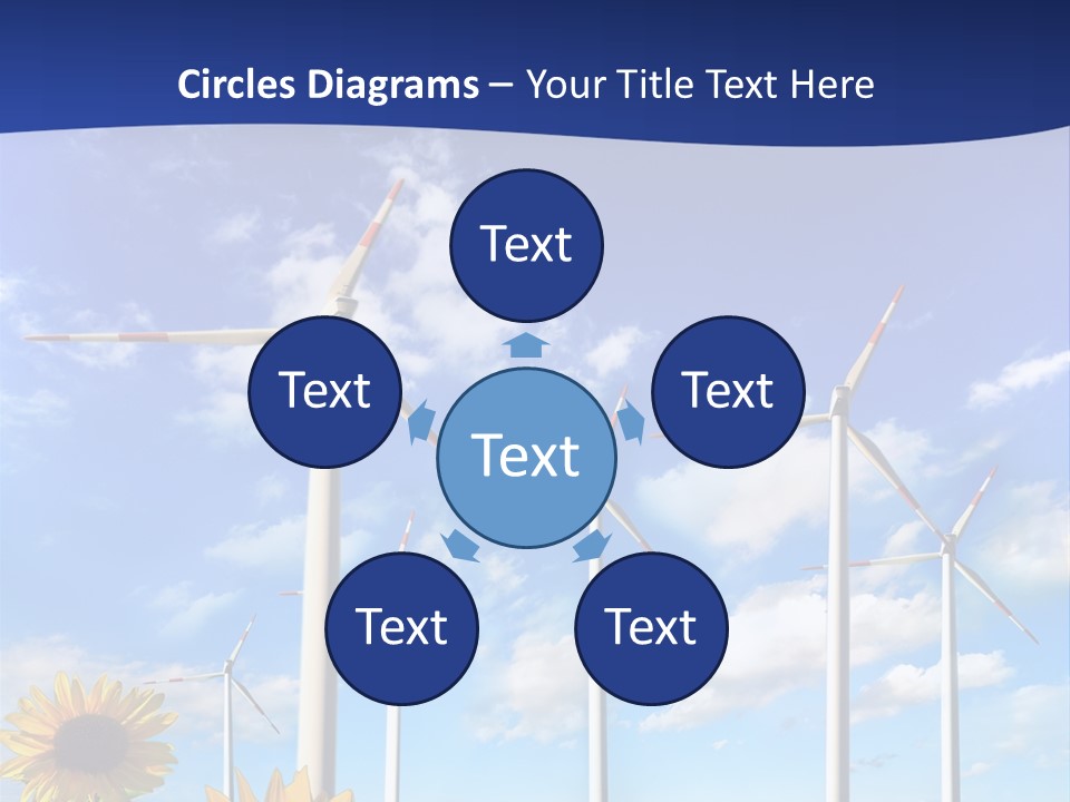 River Blue Renewable PowerPoint Template